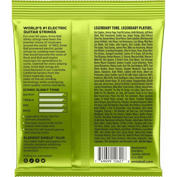 Ernie Ball 2621 7-String Regular Slinky Nickel